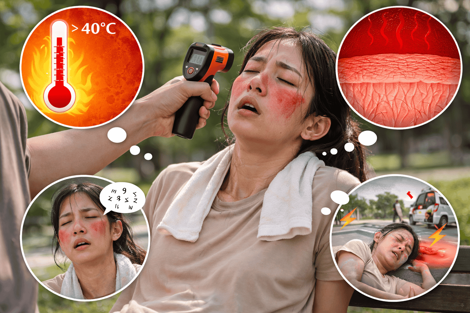 Dấu hiệu sốc nhiệt