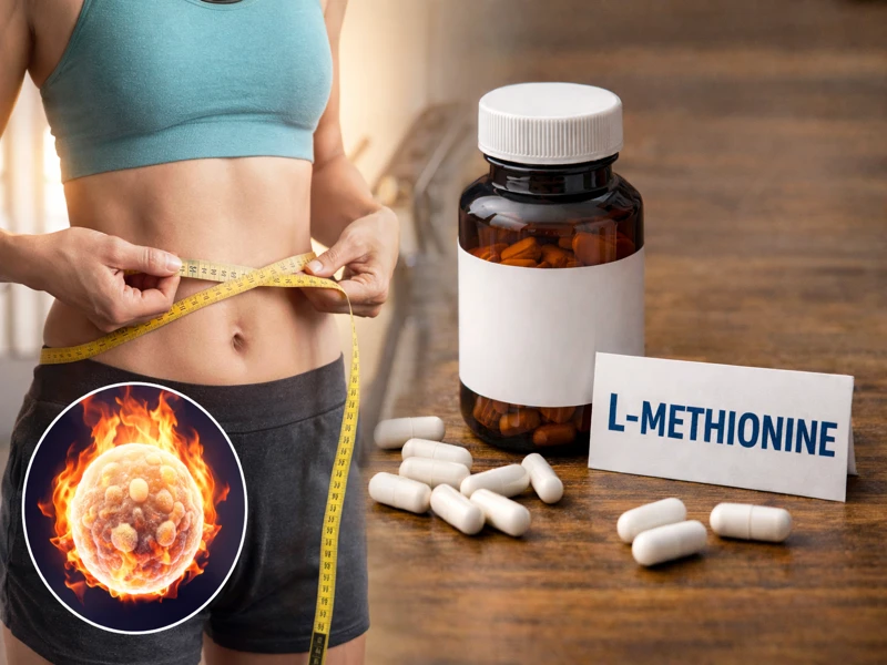 L-methionine hỗ trợ đốt cháy chất béo và giảm cân