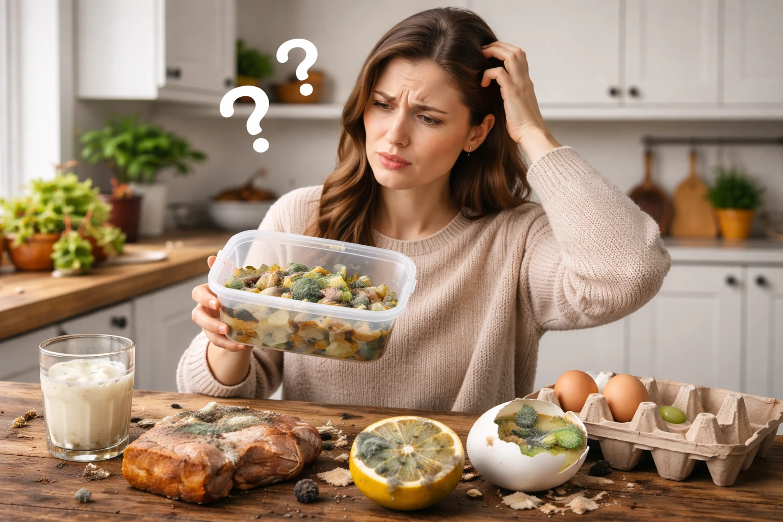 Nhận biết thức ăn bị ôi thiu