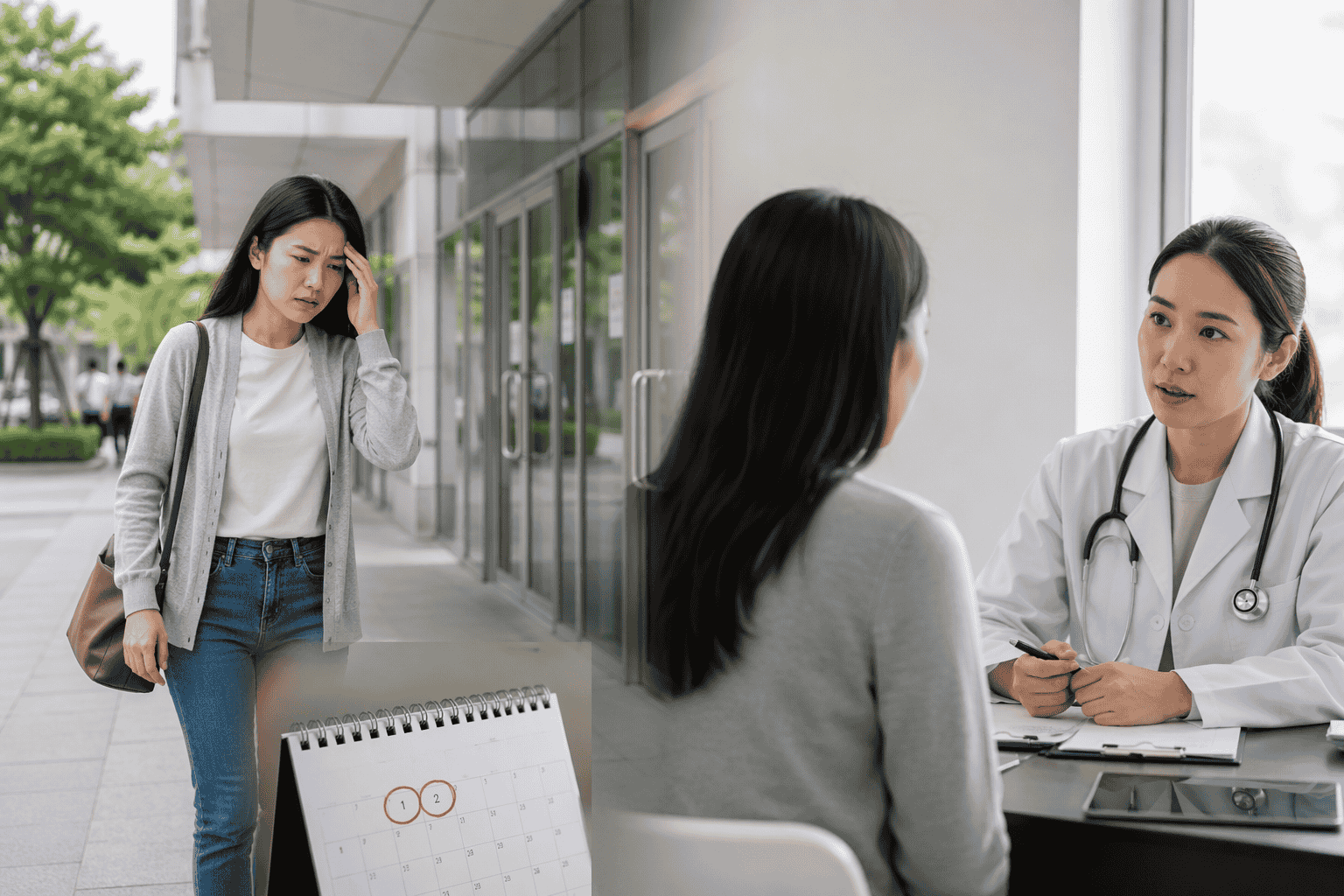 Nên tham khảo ý kiến bác sĩ nếu tình trạng đau đầu kéo dài hoặc nặng hơn