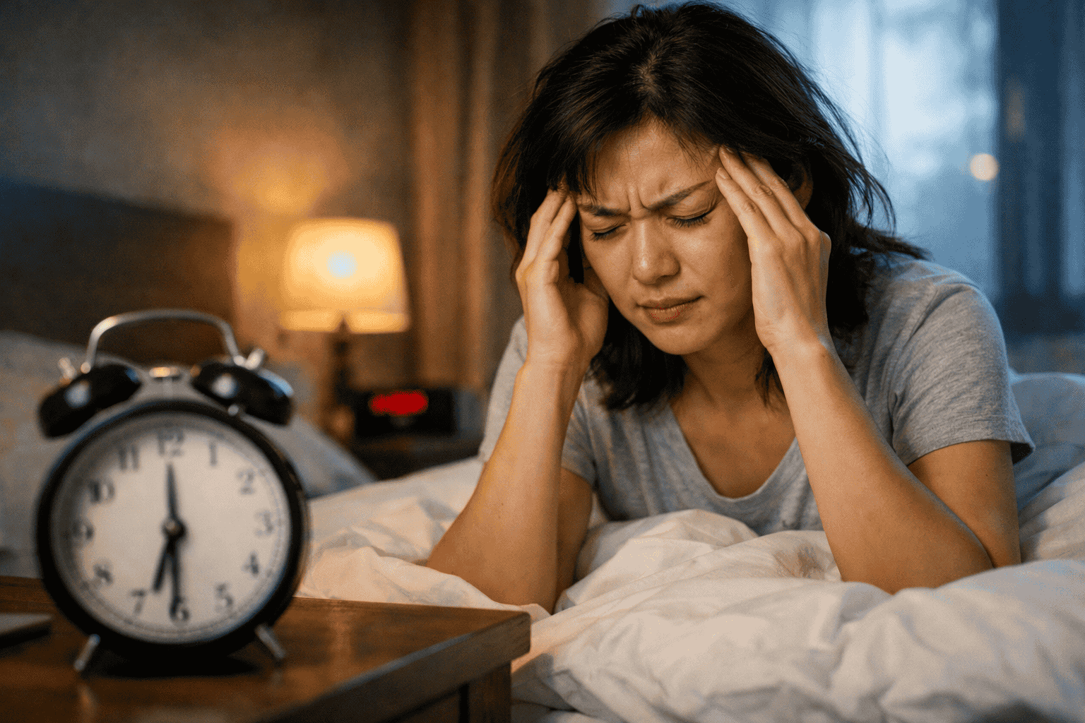 Thiếu ngủ là nguyên nhân hàng đầu dẫn đến triệu chứng đau đầu vào buổi sáng