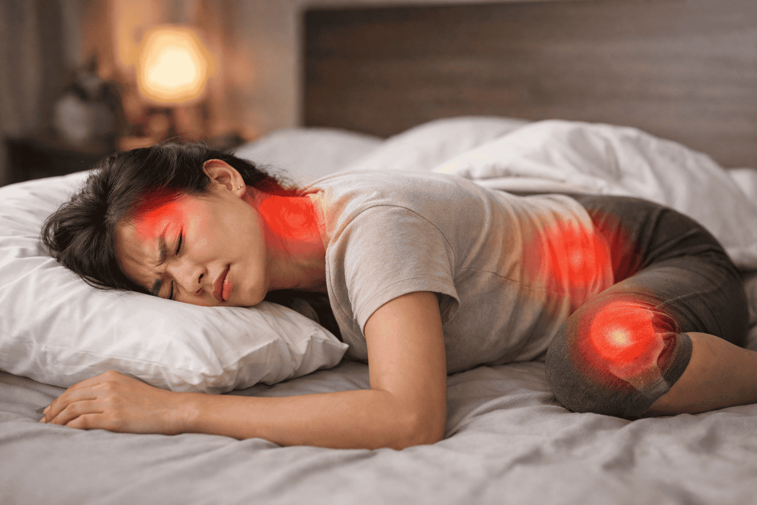 Ngủ sai tư thế không chỉ gây đau đầu mà còn ảnh hưởng đến xương khớp
