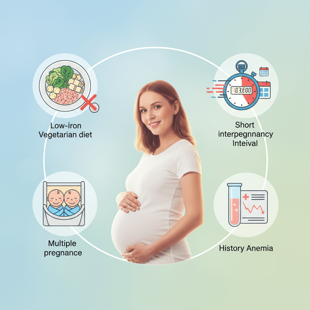 Nguyên nhân mẹ bầu thiếu sắt