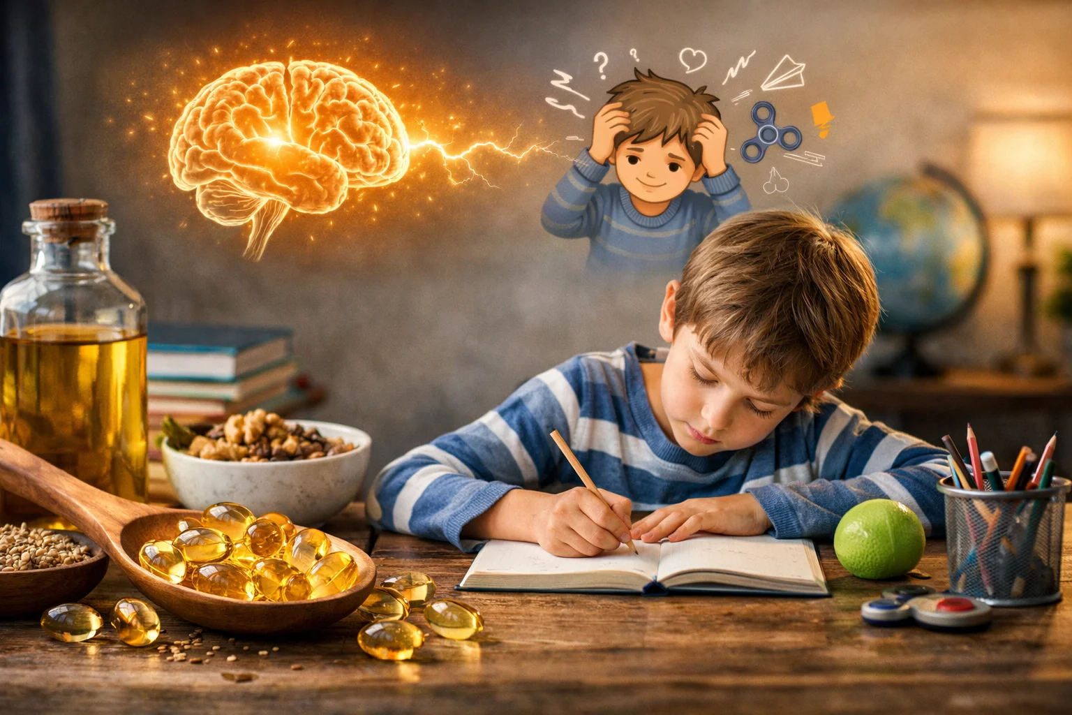  Omega 6 có thể giúp giảm các triệu chứng của ADHD