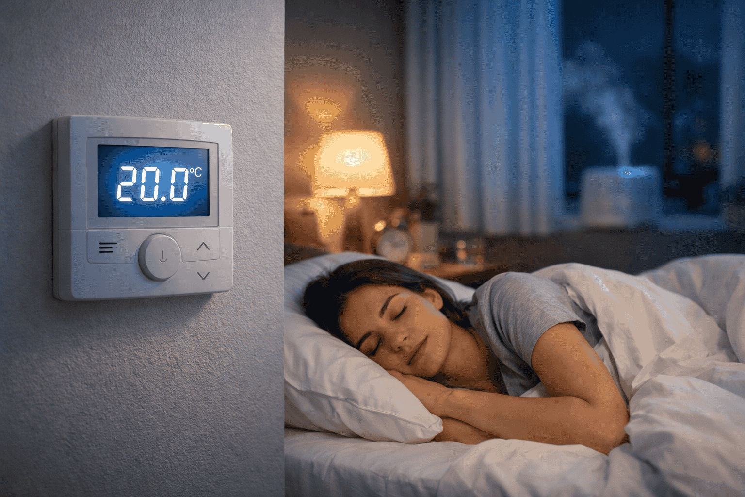 Phòng ngủ mát 20 độ C giúp cải thiện chất lượng giấc ngủ sâu và thư giãn (1)