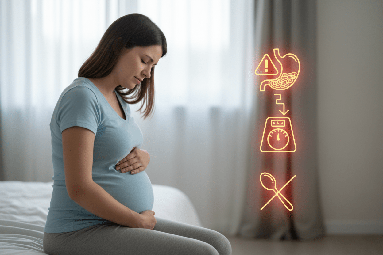 Rối loạn tiêu hóa khi mang thai