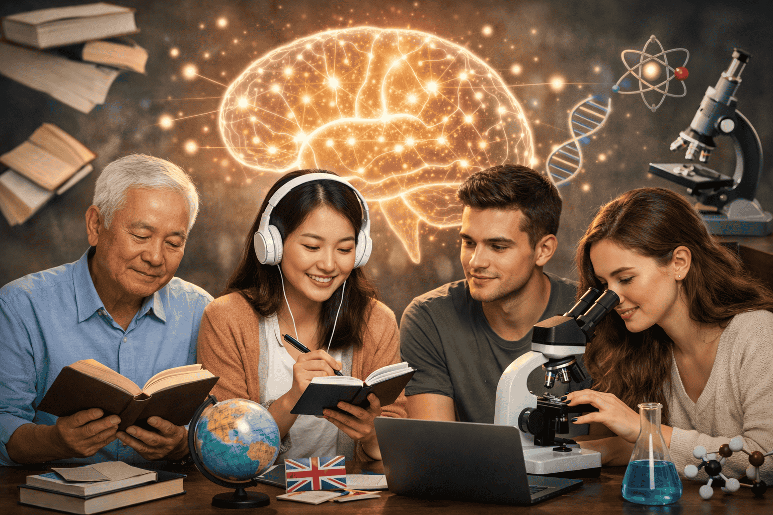 Rèn luyện trí não mỗi ngày bằng đọc sách và học tập giúp duy trì khả năng ghi nhớ