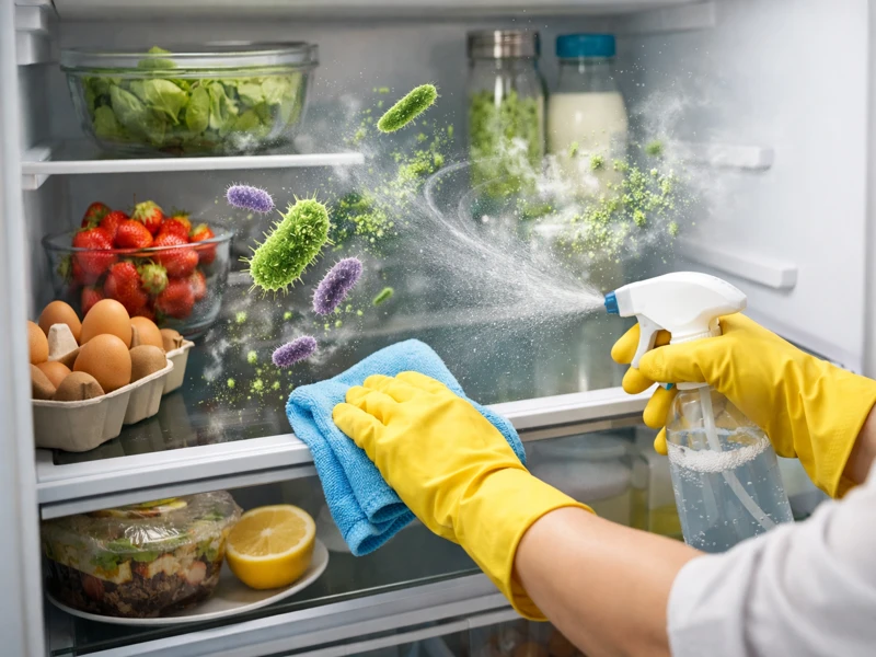 Vệ sinh tủ lạnh đúng cách sẽ giúp bạn diệt vi khuẩn gây mùi khó chịu