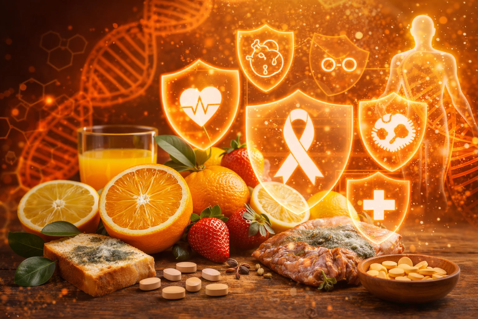 Vitamin C hỗ trợ điều trị và phòng ngừa một số bệnh mãn tính