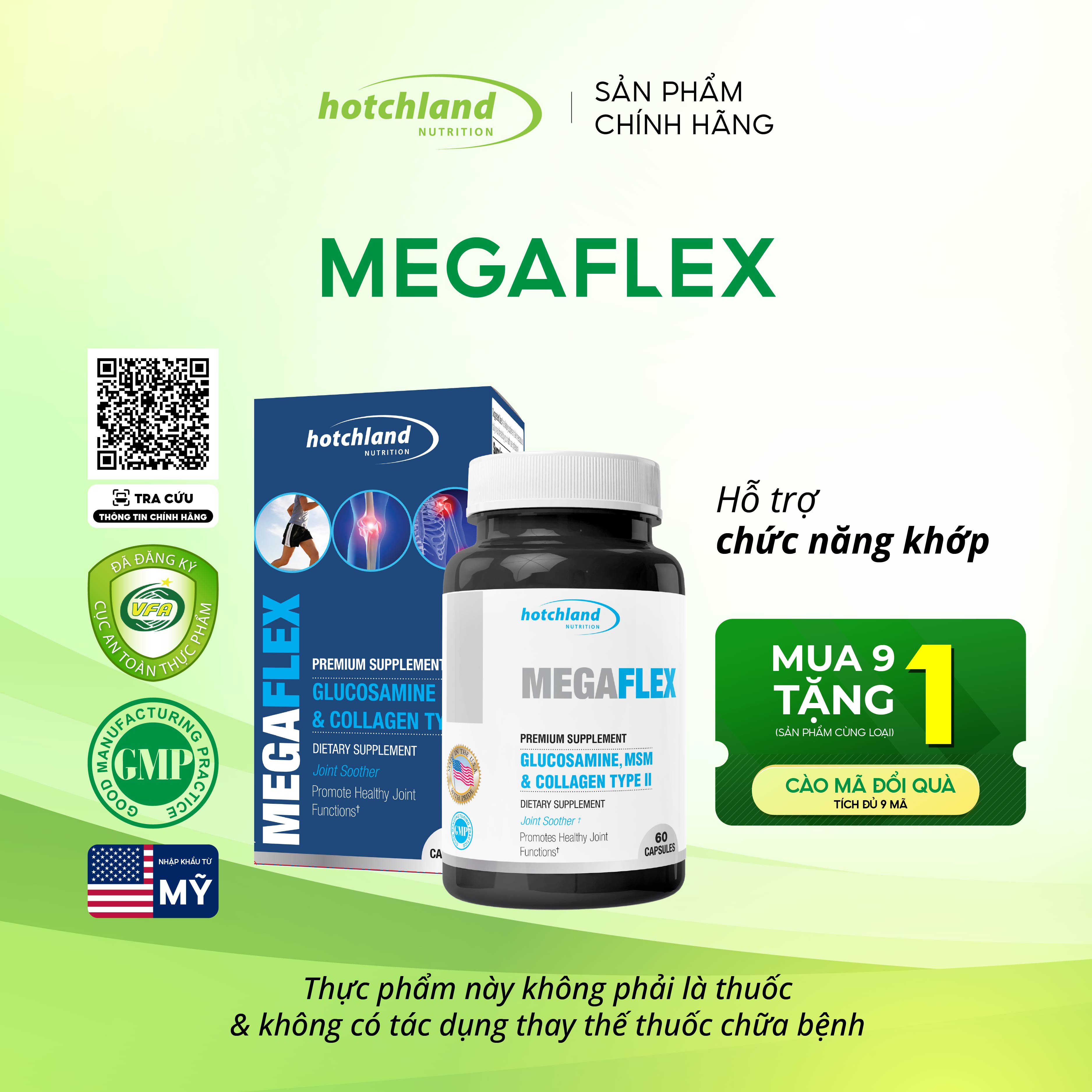 Hotchland MegaFlex - viên uống hỗ trợ chức năng khớp