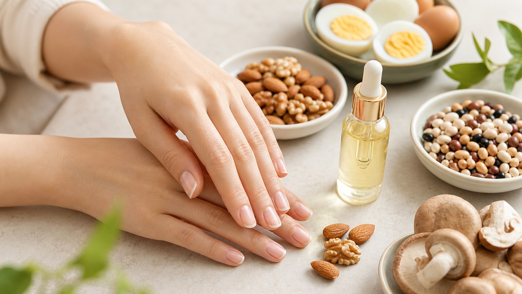 Biotin có thể hỗ trợ móng giòn ở một số trường hợp thiếu hụt hoặc dinh dưỡng chưa cân bằng.