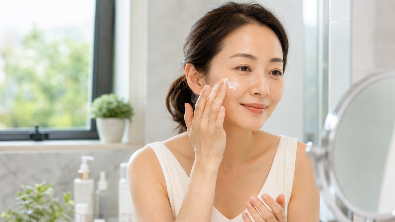 Chống nắng đều đặn là nền tảng chống lão hóa da tuổi 40.