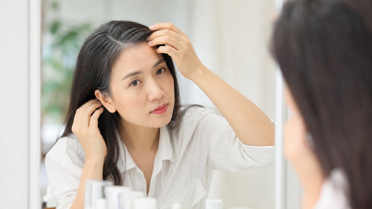 Tóc bạc sớm thường liên quan đến sự thay đổi hoạt động của tế bào tạo sắc tố trong nang tóc.