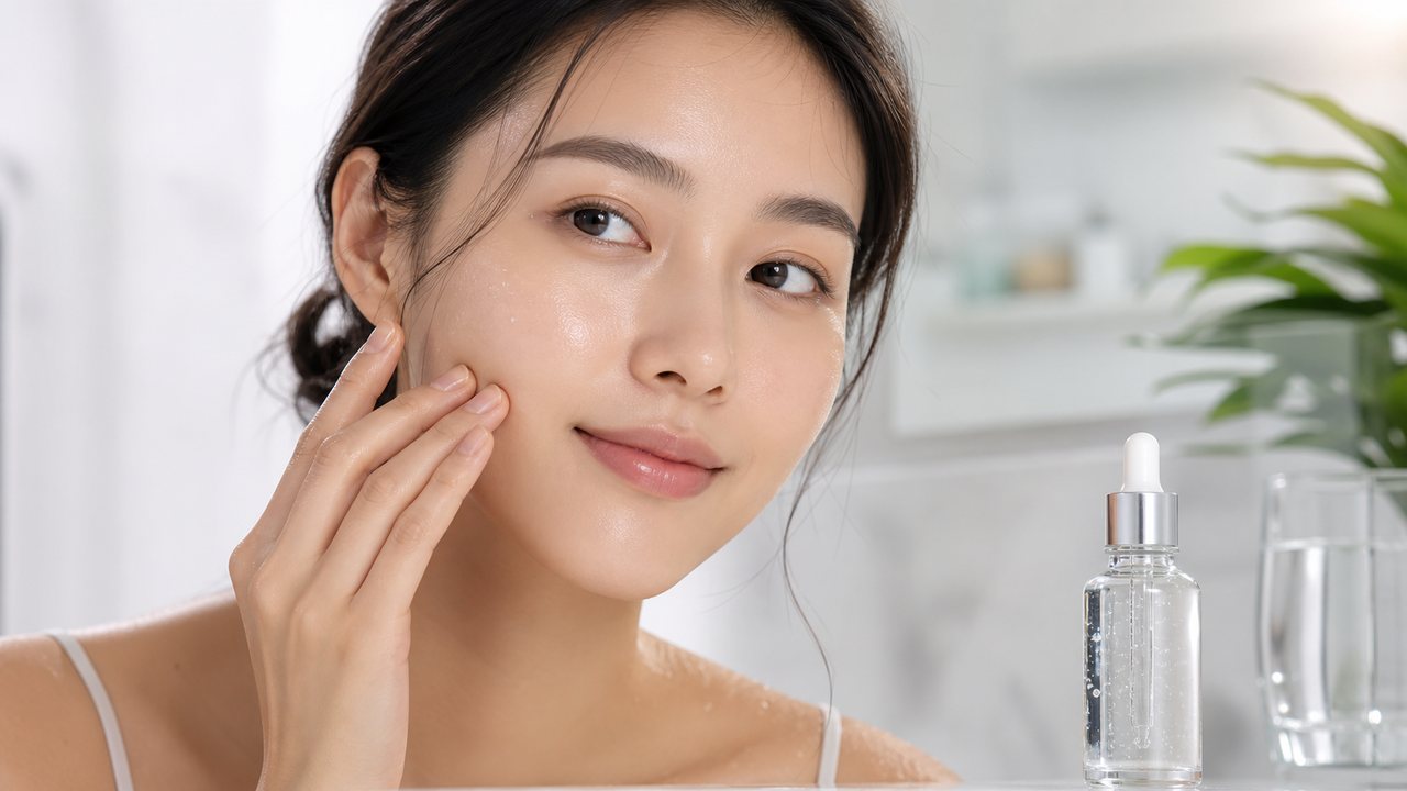 Hyaluronic acid là thành phần hút ẩm phổ biến giúp da trông căng mịn hơn khi dùng đúng cách.