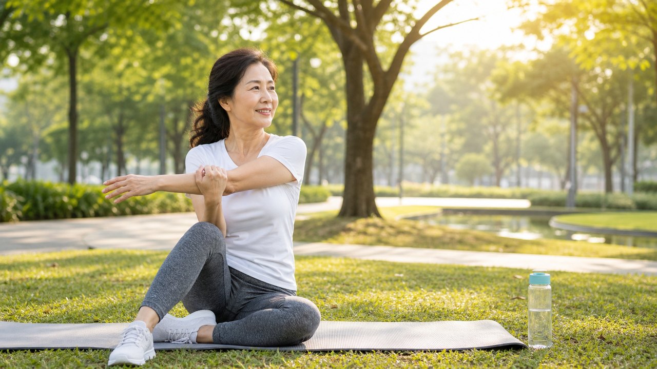 Tiền mãn kinh ở tuổi nào cũng nên có những luyện tập thể chất để làm giảm các triệu chứng khó chịu