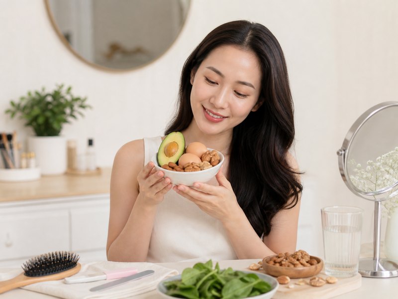 Biotin là vitamin nhóm B liên quan đến chuyển hóa và sức khỏe tóc, da, móng