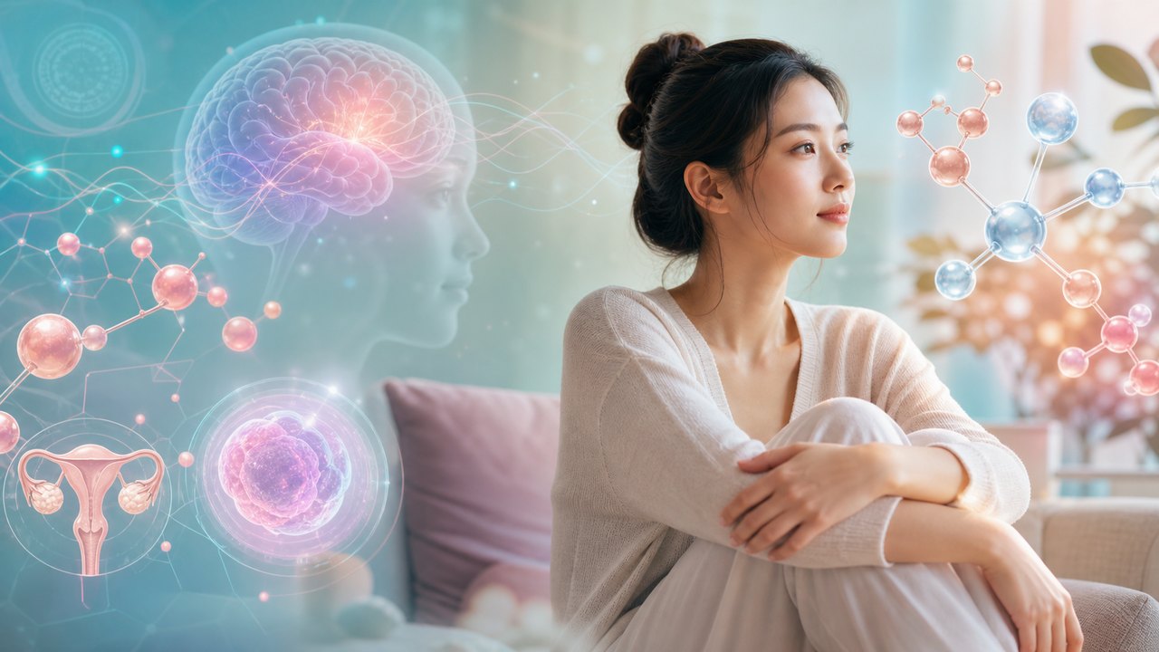 Thay đổi nội tiết estrogen có thể là yếu tố góp phần thúc đẩy lo âu và thay đổi tâm trạng