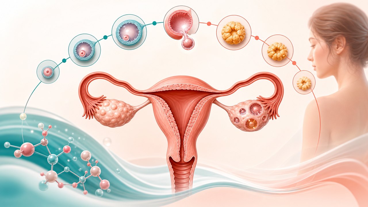 Estrogen tham gia điều hòa chu kỳ kinh nguyệt và hỗ trợ quá trình phóng noãn