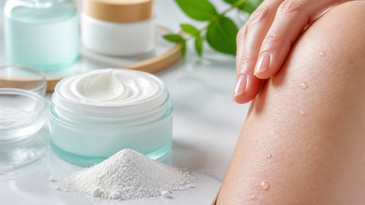 Silica trong kem dưỡng ẩm giúp cải thiện cảm giác mịn da và giảm cảm giác khô ráo tức thì