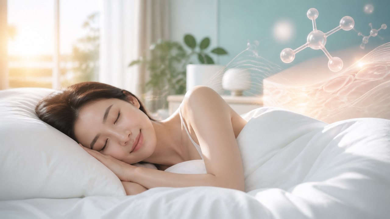 Ngủ đủ giấc hỗ trợ quá trình phục hồi da và tổng hợp collagen tự nhiên trong cơ thể