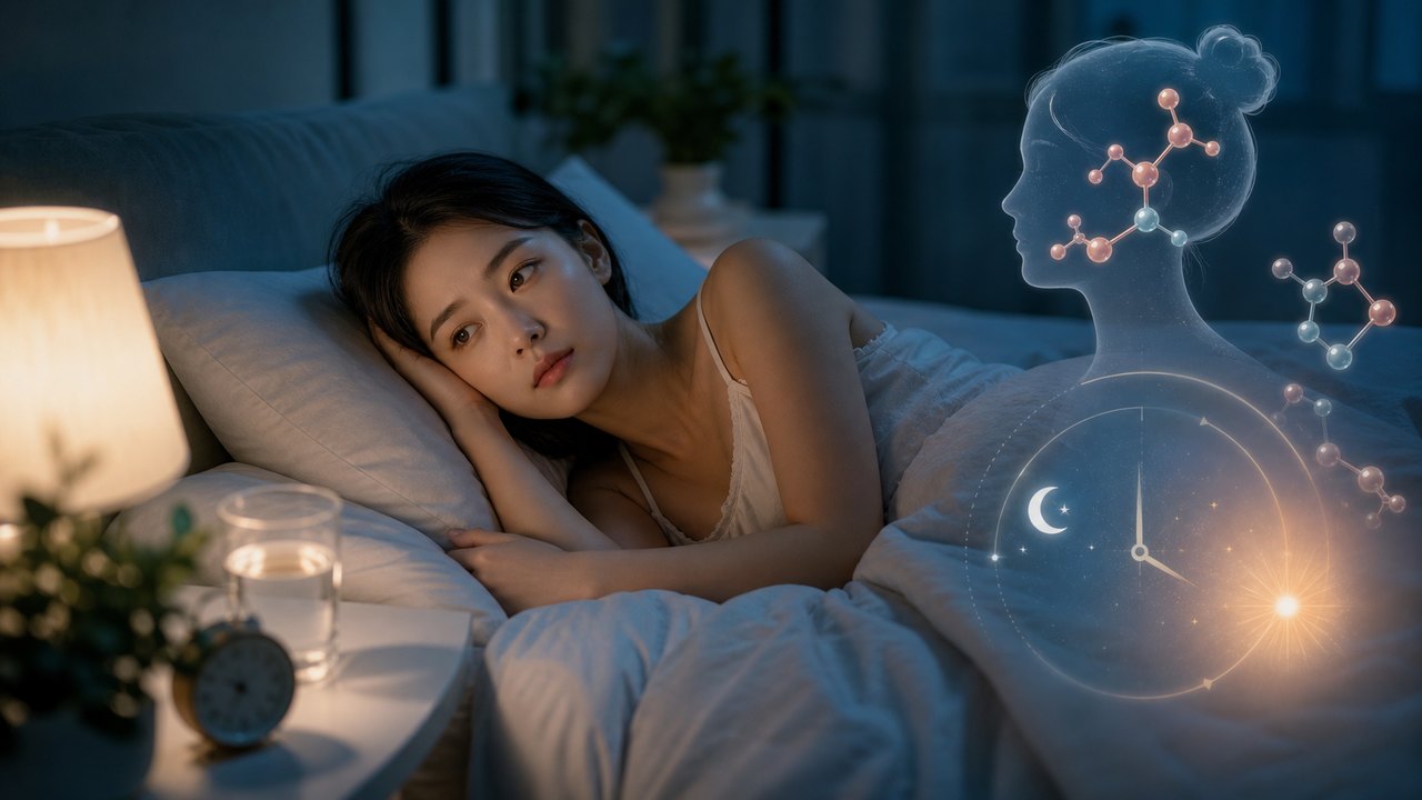 Mất ngủ kéo dài có thể liên quan đến thay đổi nội tiết tố nữ