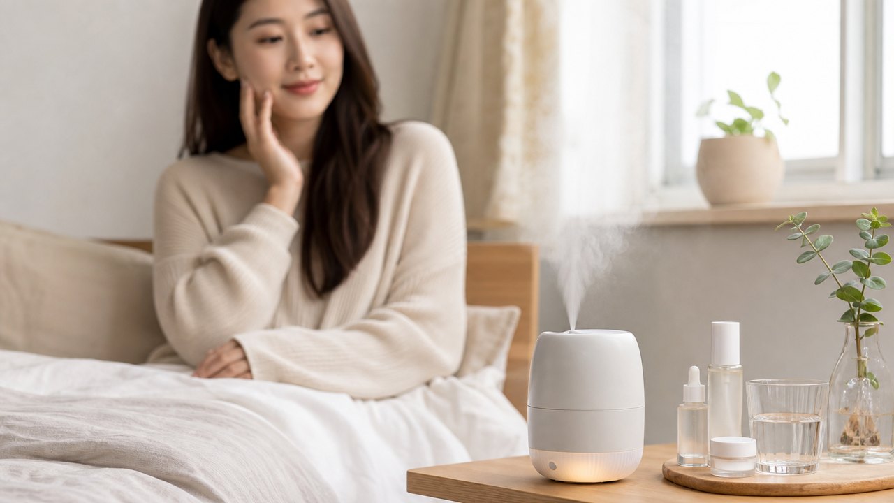 Máy tạo độ ẩm có thể giúp giảm thiểu tình trạng da bị khô