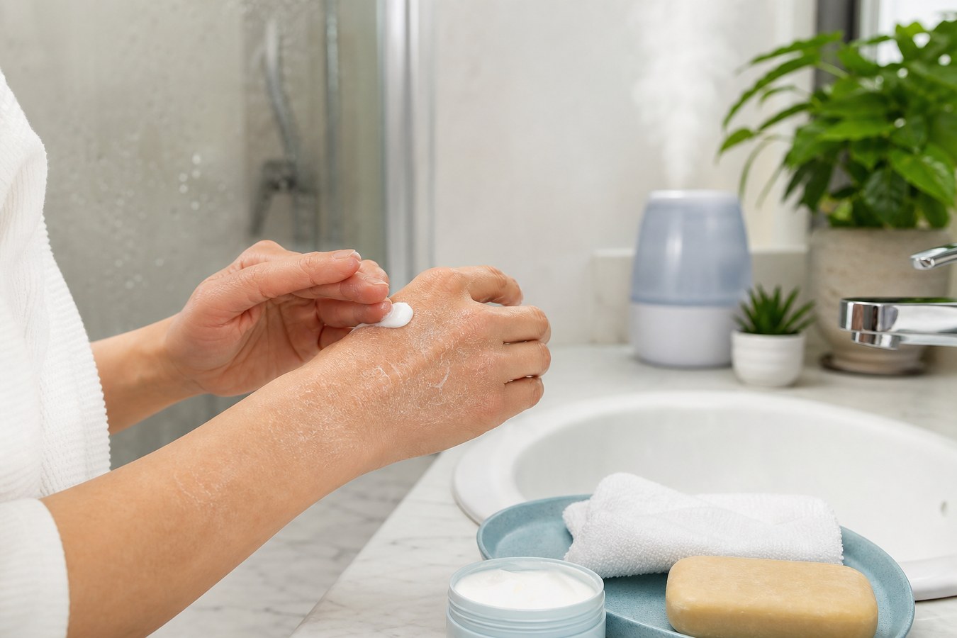 Nhiều thói quen hằng ngày âm thầm lấy đi độ ẩm tự nhiên, khiến da trở nên khô và bong tróc.