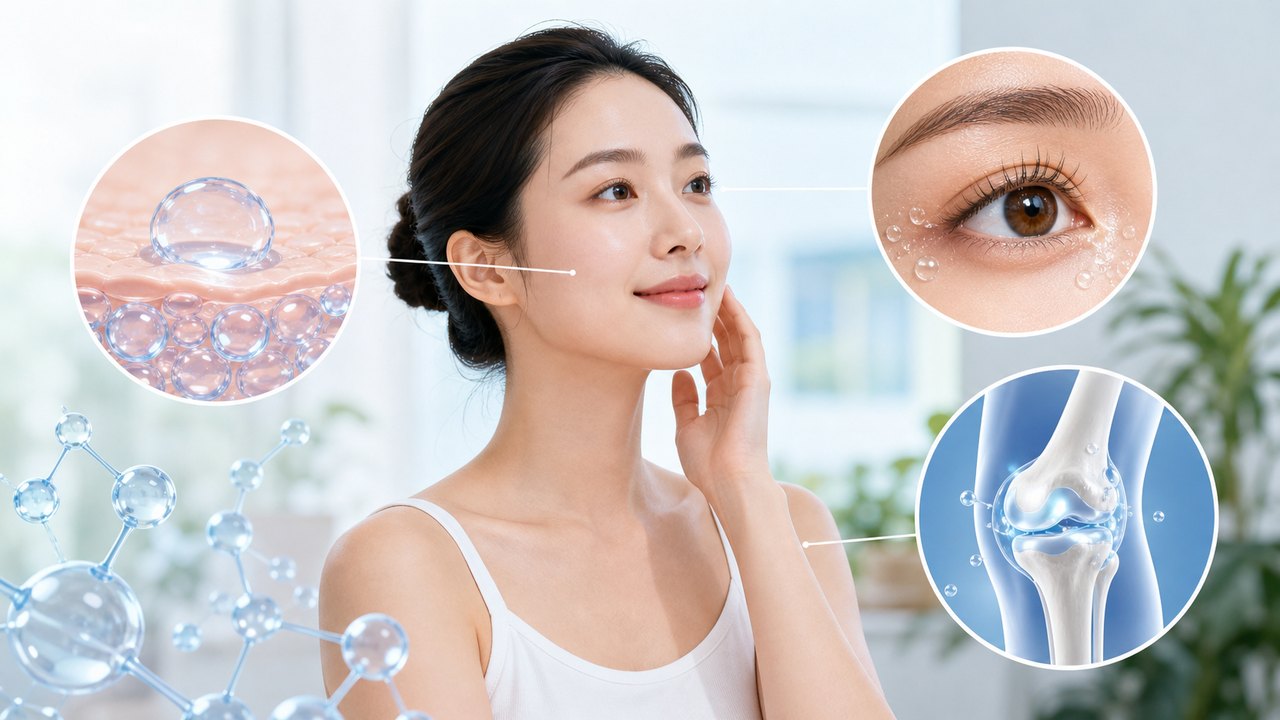 Ảnh minh họa các vai trò của hyaluronic acid trong cơ thể