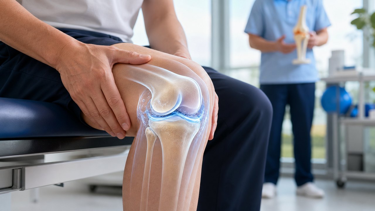 HA trong dịch khớp giúp bôi trơn và hỗ trợ giảm ma sát giữa các đầu xương