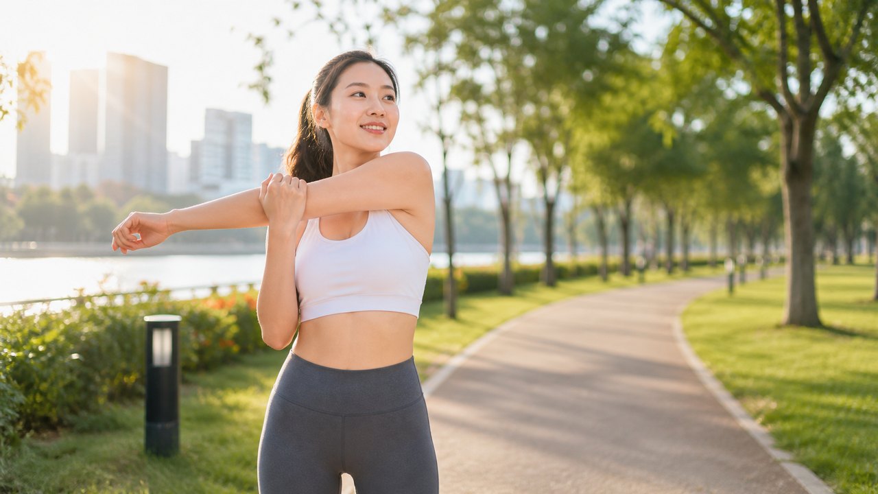 Vận động đều đặn hỗ trợ sức khỏe tổng thể và giúp làn da trông tươi tắn hơn