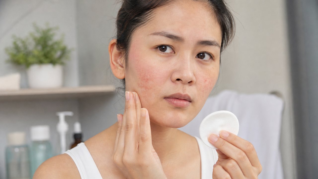 Da bị kích ứng do tự chấm acid hoặc tẩy da quá mạnh có thể sạm hơn và khó phục hồi hơn tàn nhang ban đầu.