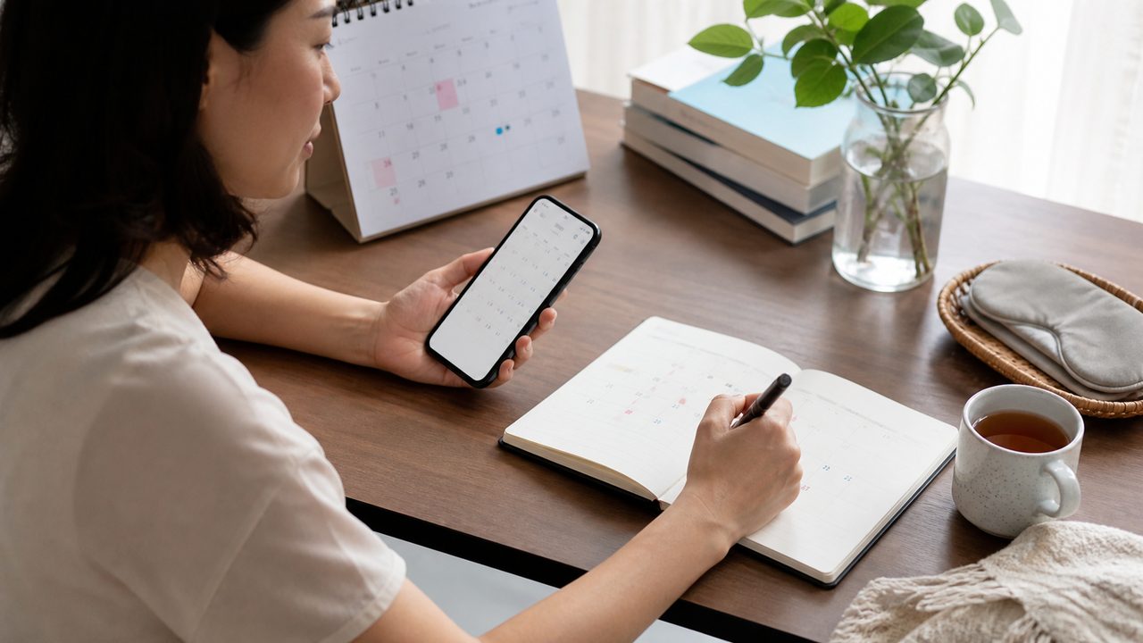 Theo dõi chu kỳ kinh nguyệt, giấc ngủ và mức stress giúp phụ nữ sau 30 hiểu cơ thể rõ hơn.