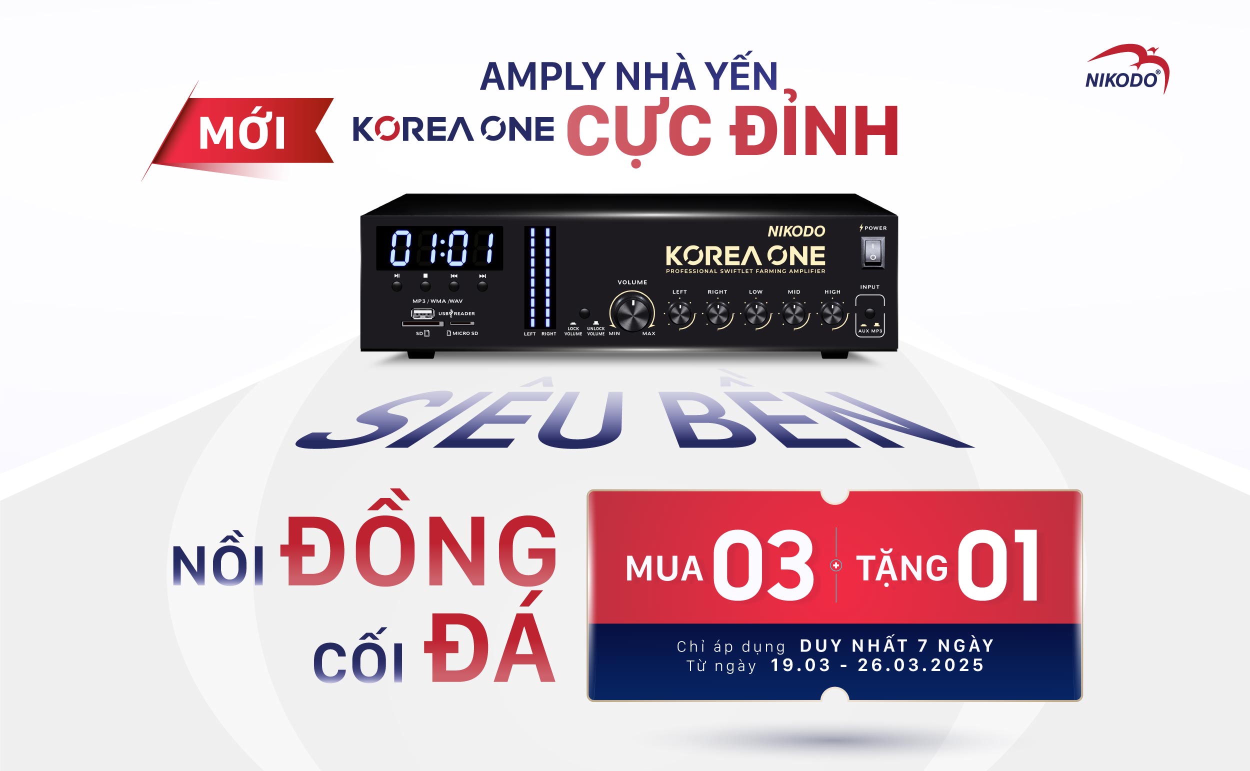 CHƯƠNG TRÌNH KHUYẾN MÃI ĐẶC BIỆT CHO AMPLY KOREA ONE GIÁ CHỈ TỪ 1.893K (Đã kết thúc)