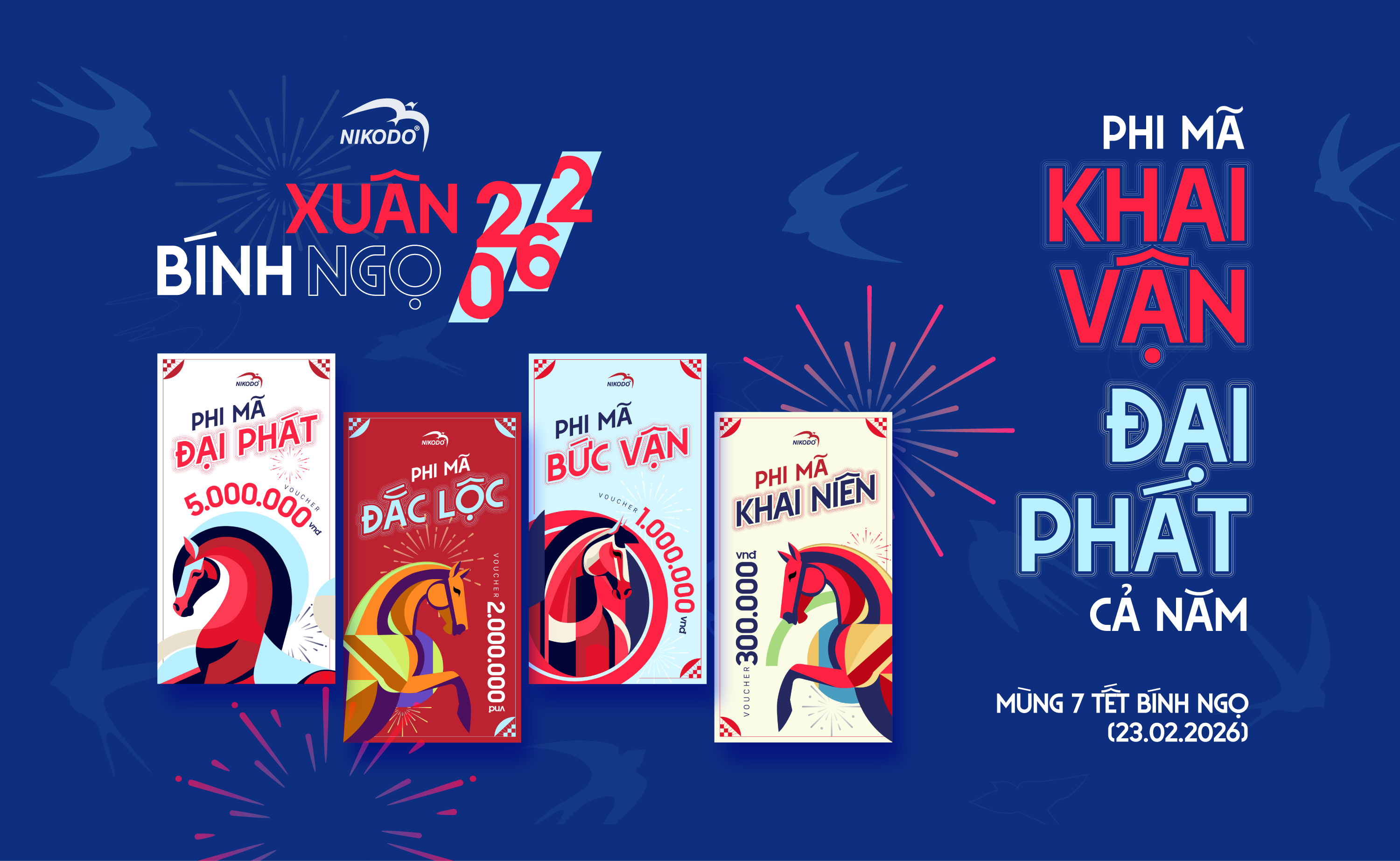 TÂN NIÊN BÍNH NGỌ – PHI MÃ KHAI VẬN, ĐẠI PHÁT CẢ NĂM