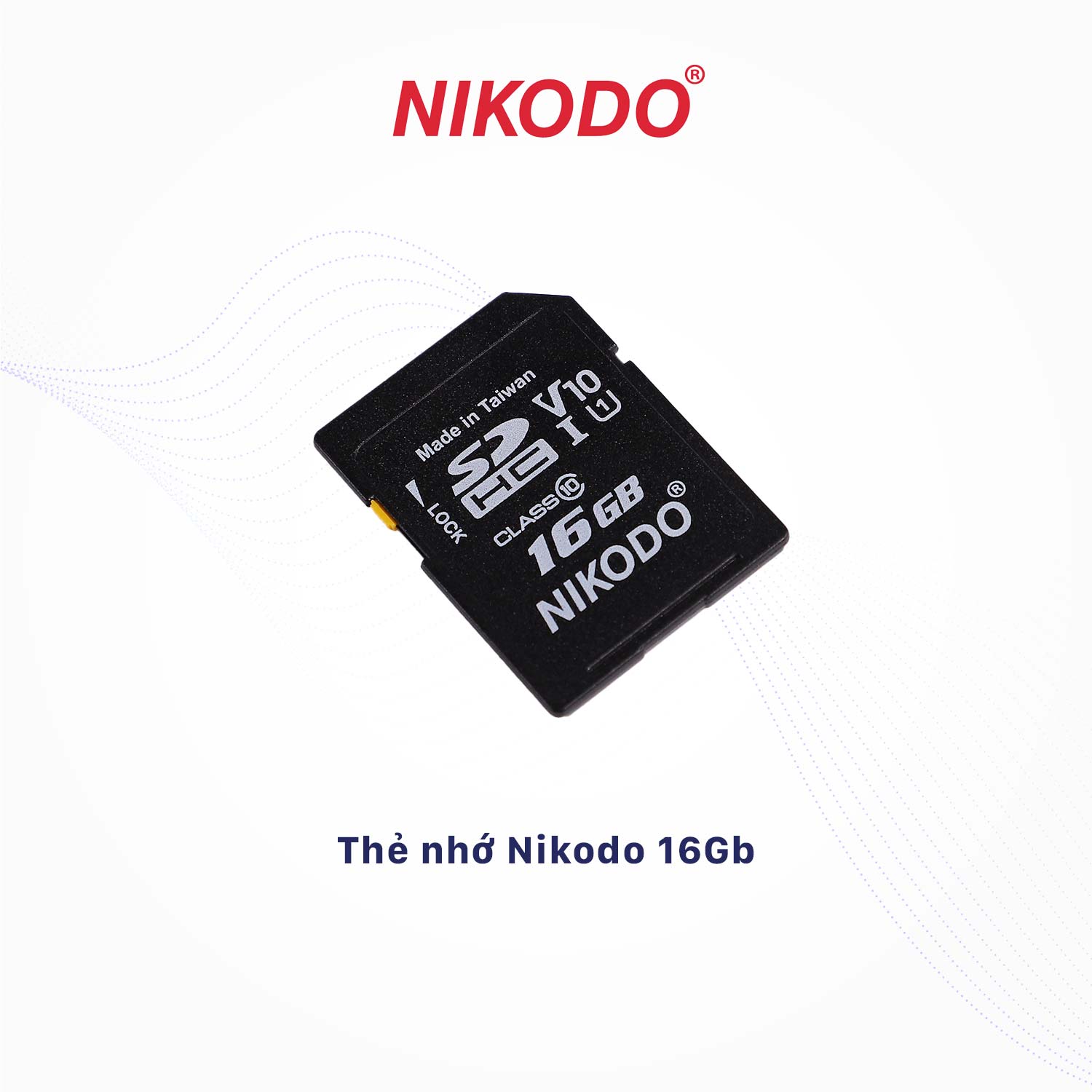 THẺ NHỚ SD NIKODO 16GB, CLASS 10