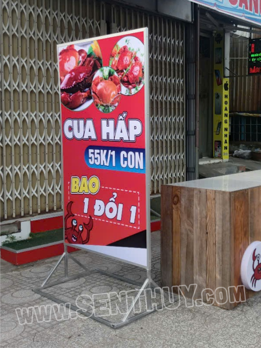 BIỂN VẪY BẠT QUẢNG CÁO KHUNG SẮT CỰC ĐẸP, BẮT MẮT