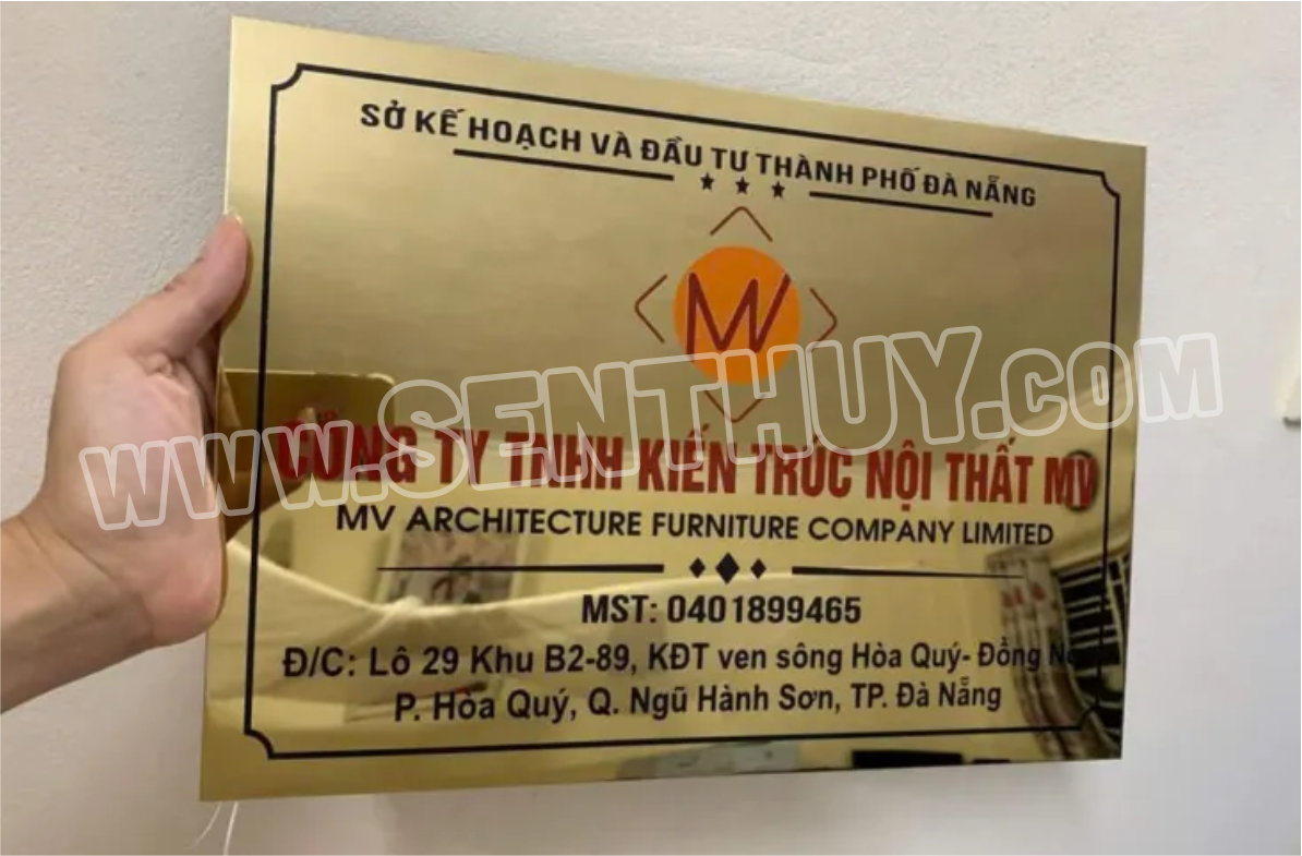 BIỂN BẢNG CÔNG TY INOX ĂN MÒN SIÊU BỀN, TUYỆT ĐẸP