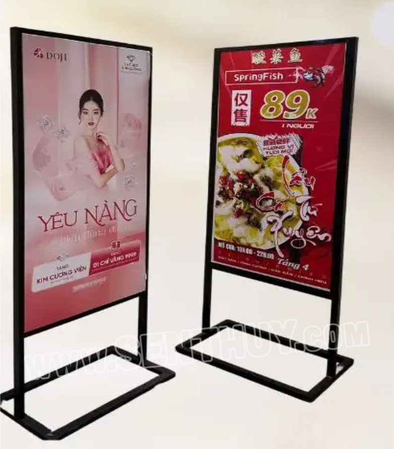 STANDEE FORMEX KHUNG SẮT QUẢNG CÁO 2 MẶT CỰC ĐẸP