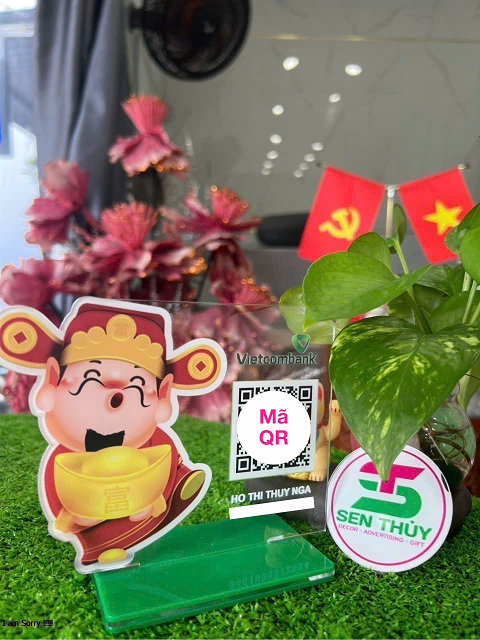 Bảng mica in qr theo yêu cầu, in mã qr ngân hàng chất liệu mica bền đẹp, in siêu tốc - QR011