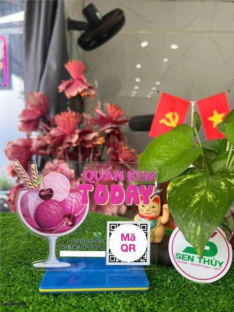 Bảng mica in qr theo yêu cầu, in mã qr ngân hàng chất liệu mica bền đẹp, in siêu tốc - QR006