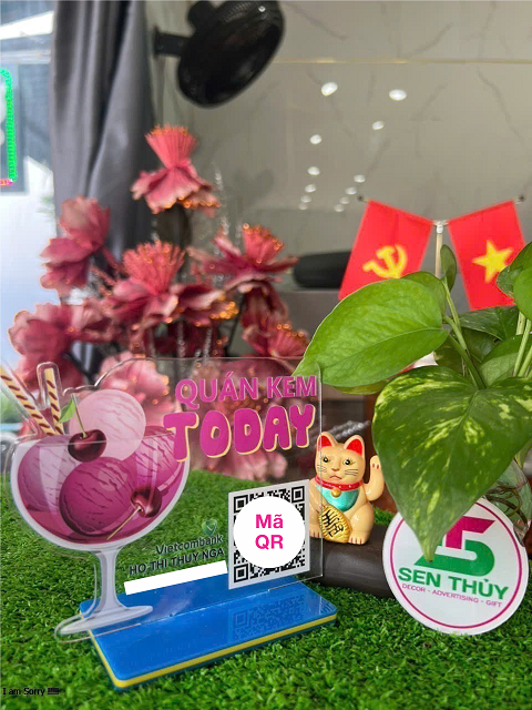 Bảng mica in qr theo yêu cầu, in mã qr ngân hàng chất liệu mica bền đẹp, in siêu tốc - QR006