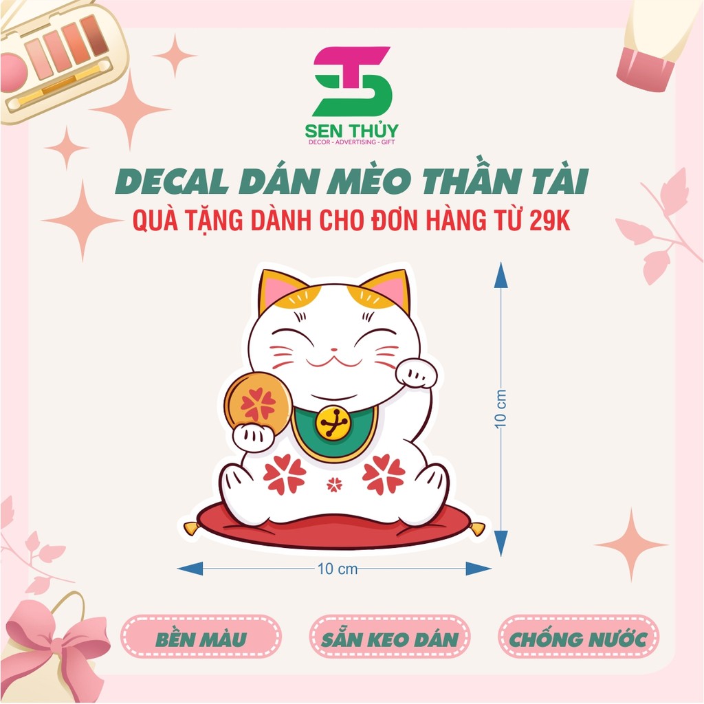 Decal BÁNH TRÁNG BÁNH SINH NHẬT - Decal Dán Trang Trí Quán Ăn, Trà Sữa - Chống Thấm Nước, Chống Nắng, Cắt SÂT