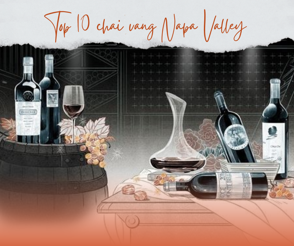 TOP 10 CHAI VANG NAPA VALLEY PHỔ BIẾN NHẤT THẾ GIỚI (2023)