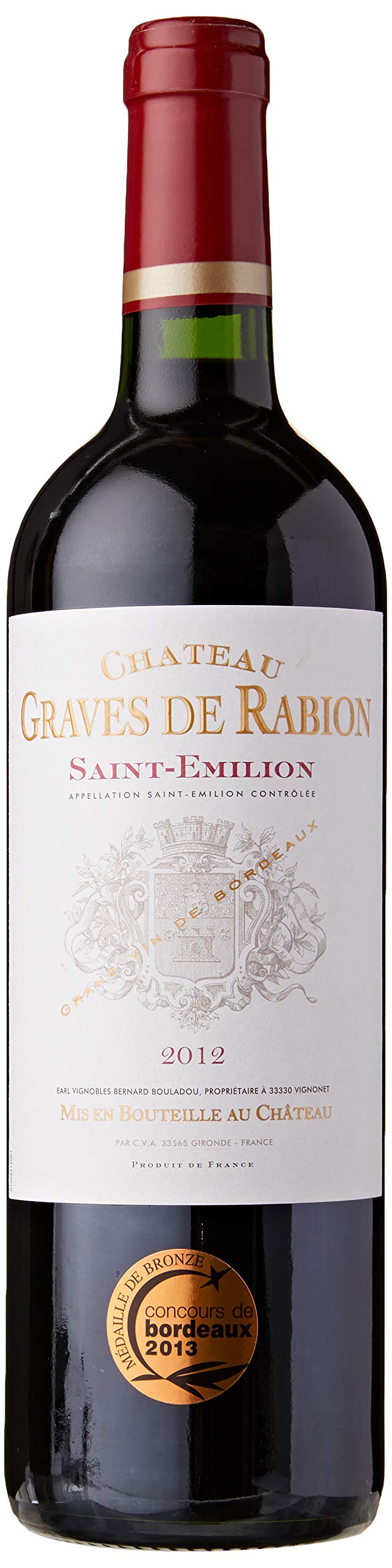 CHÂTEAU GRAVES DE RABION,Merlot, Cabernet Sauvignon
