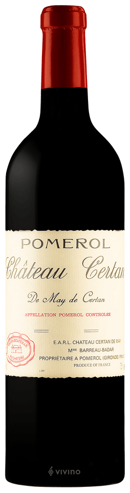 CHÂTEAU CERTAN DE MAY,Merlot , Cabernet Franc, Cabernet Sauvignon