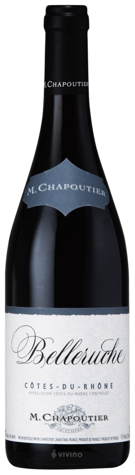 M.CHAPOUTIER 'BELLERUCHE' CÔTES DU RHONE , Grenache - Syrah