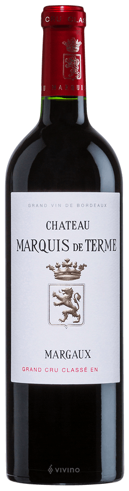 CHÂTEAU MARQUIS DE TERME, 4ÈME CRU CLASSÉ,Cabernet Sauvignon, Merlot, Petit Verdot