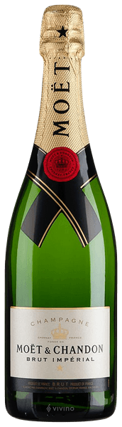 CHAMPAGNE MOET & CHANDON BRUT,Chardonnay , Pinot Noir , Pinot Meunier