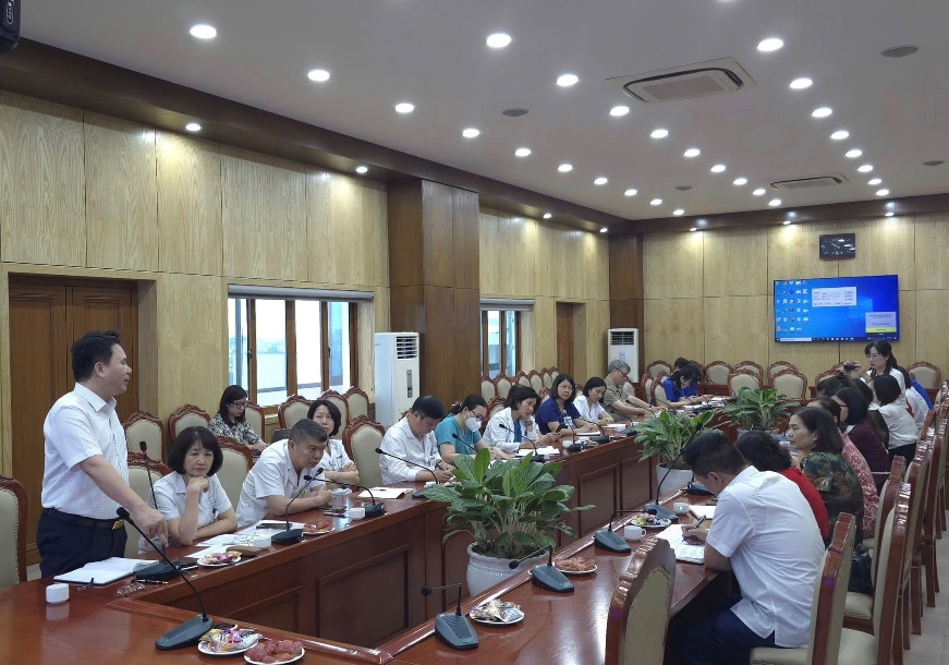 HỢP TÁC NÂNG CAO NĂNG LỰC Y TẾ CƠ SỞ - BỆNH VIỆN THANH NHÀN LÀM VIỆC VỚI TRẠM Y TẾ PHƯỜNG HAI BÀ TRƯNG