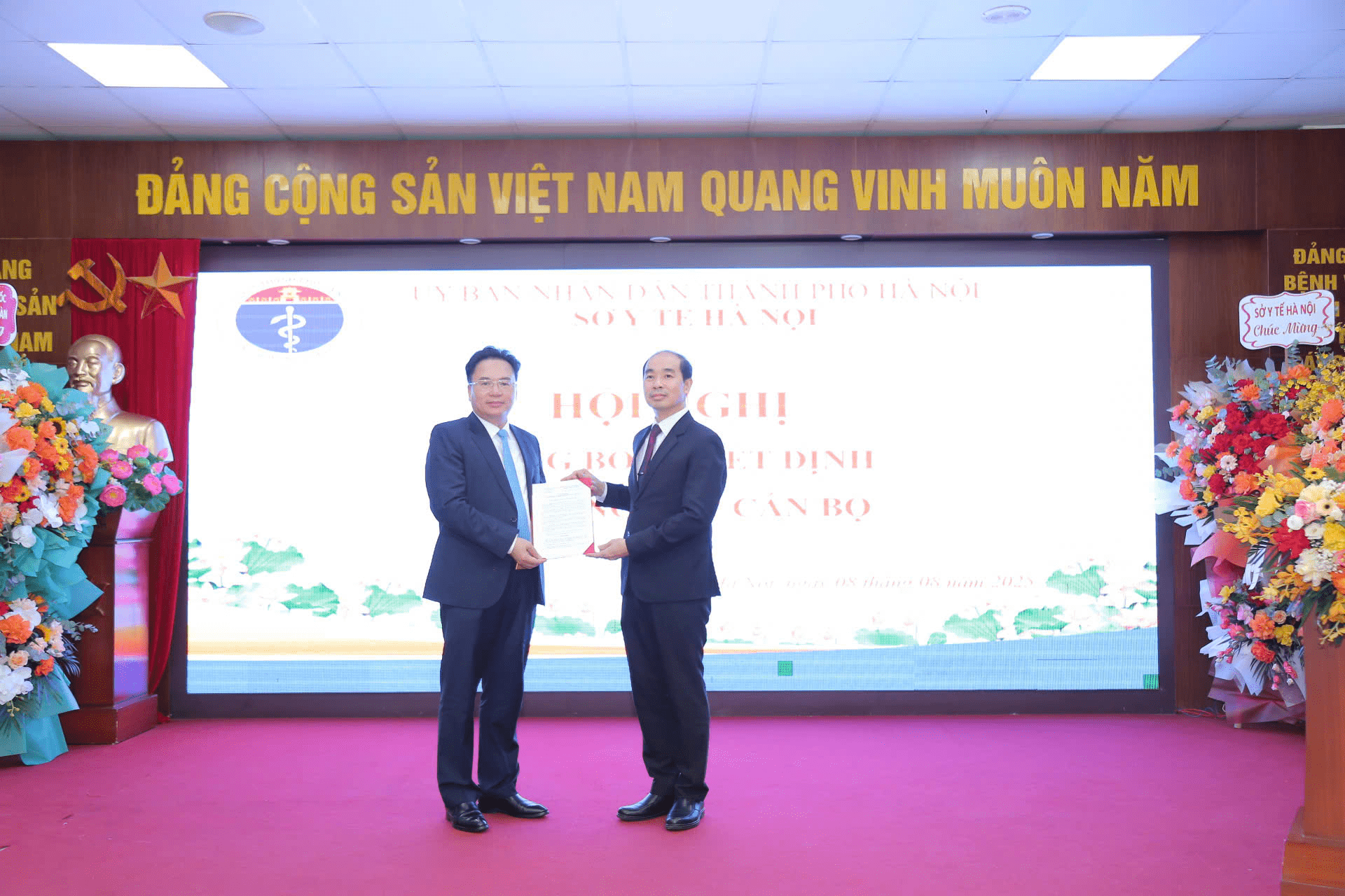 BỆNH VIỆN THANH NHÀN LONG TRỌNG TỔ CHỨC HỘI NGHỊ CÔNG BỐ QUYẾT ĐỊNH BỔ NHIỆM GIÁM ĐỐC